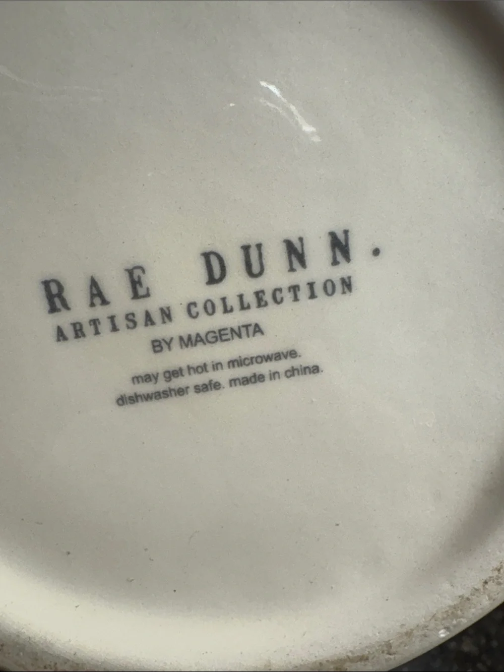 Rae Dunn Cream Ceramic Canister - TEA